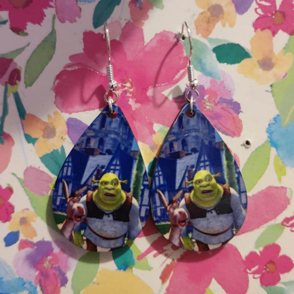 Shrek Earrings